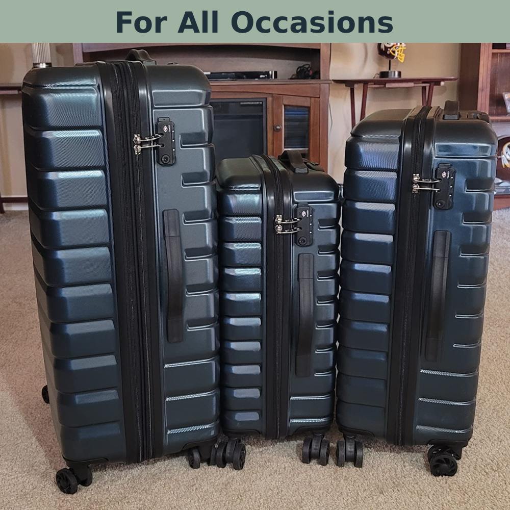 Hard Shell Luggage Sets (Grey)