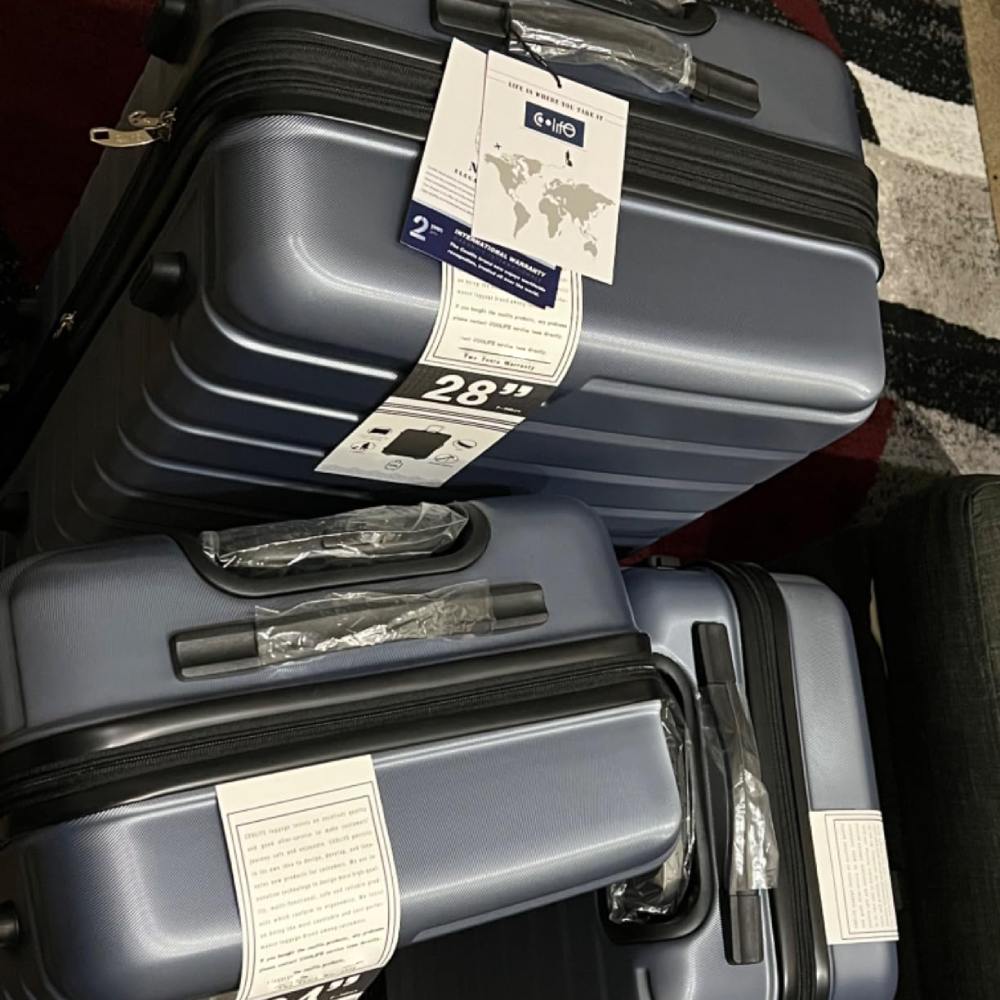 Hard Shell Luggage Sets (Grey)