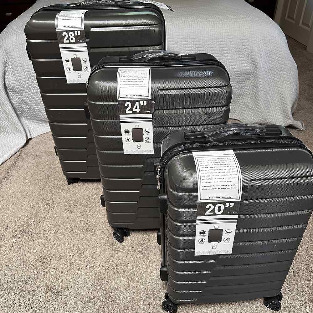 Hard Shell Luggage Sets (Grey)