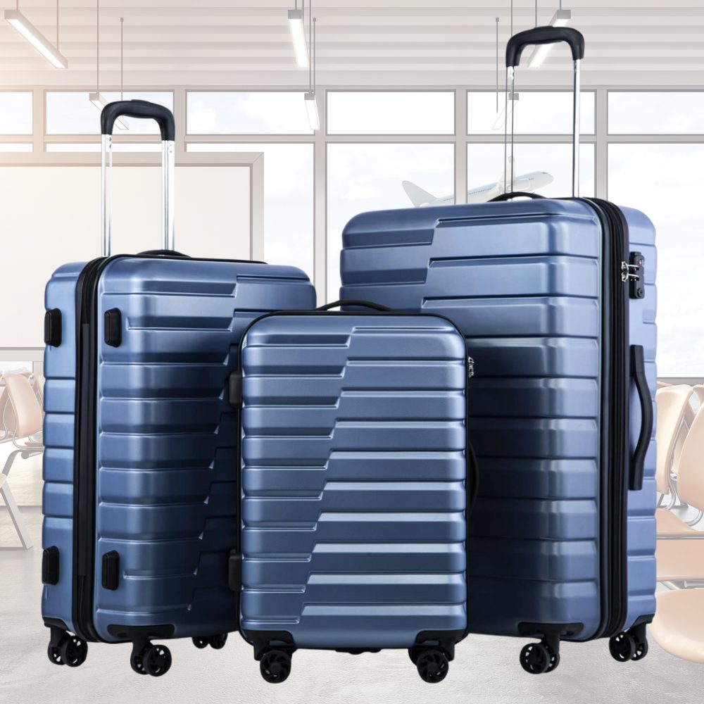 Hard Shell Luggage Sets (Grey): image 5