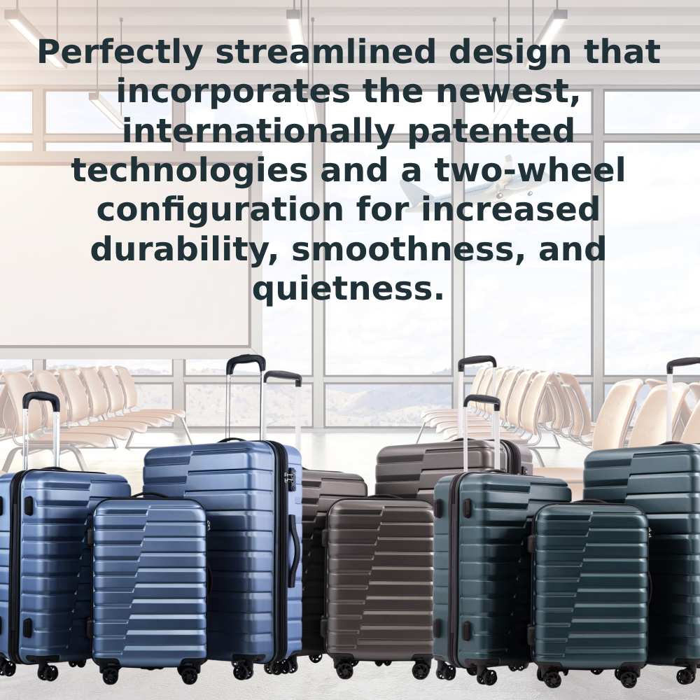 Hard Shell Luggage Sets (Grey): image 9