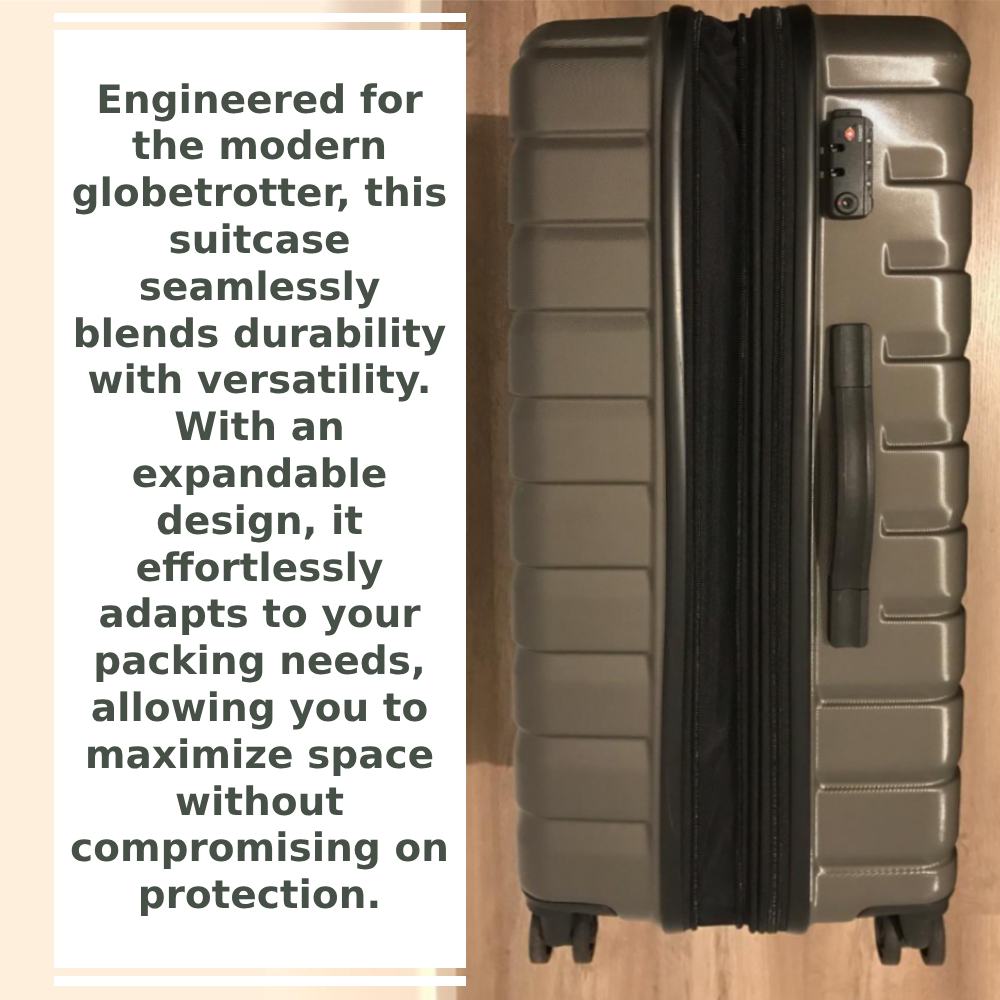 Hard Shell Luggage Sets (Grey): image 12